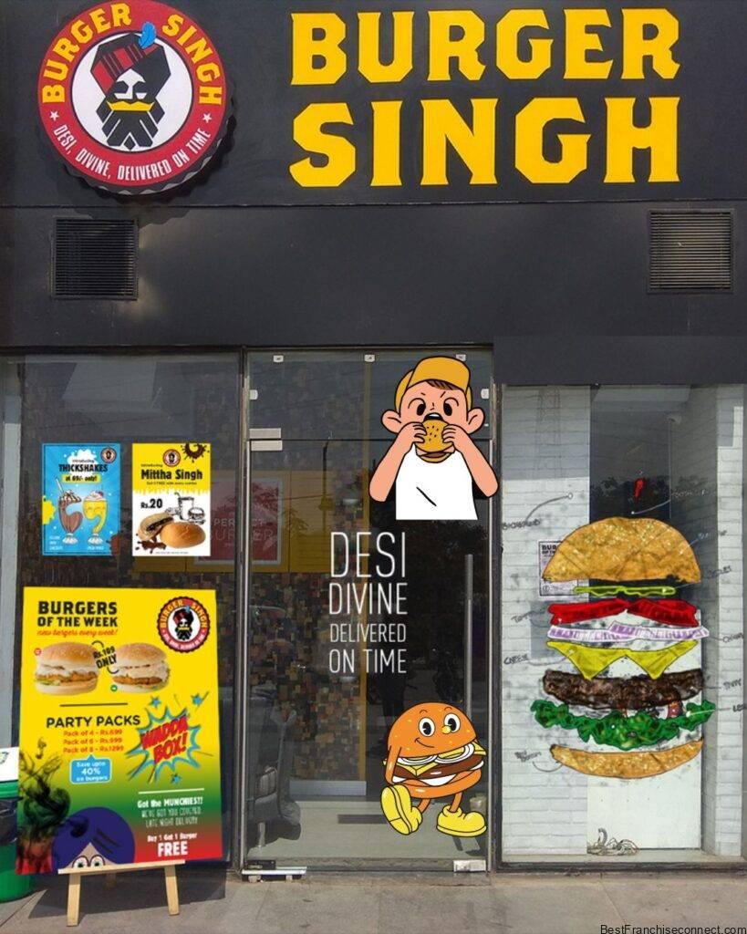 Burger Singh franchise outlet image