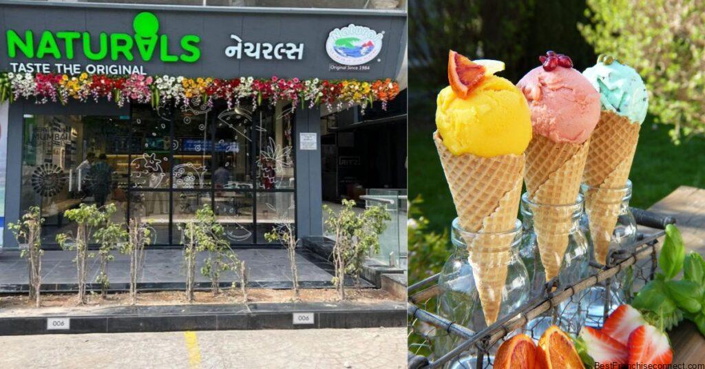 Naturals Ice Cream outlet and Ice cream image