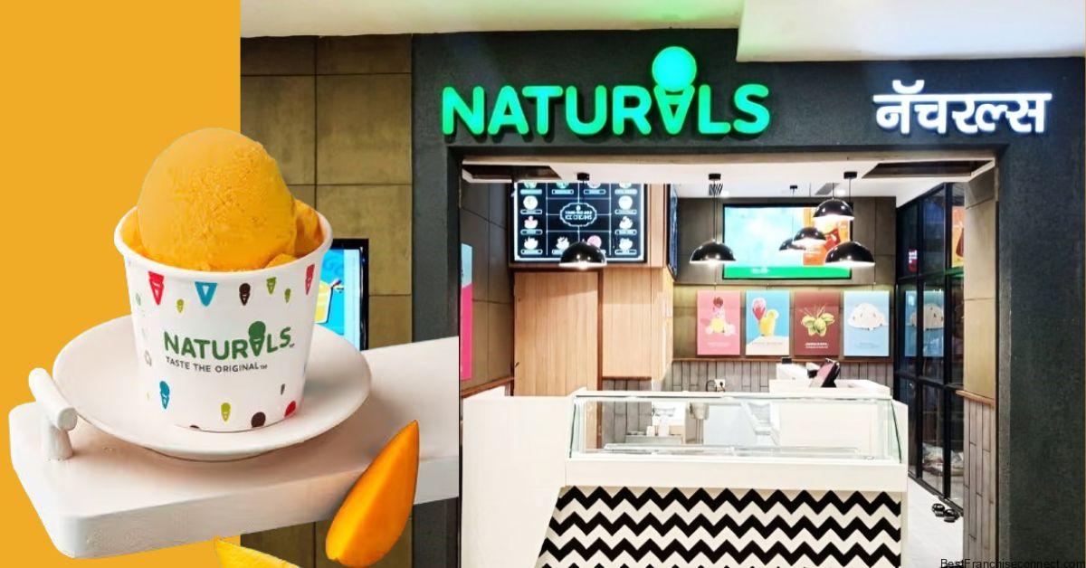Naturals Ice cream franchise outlet and Ice cream image