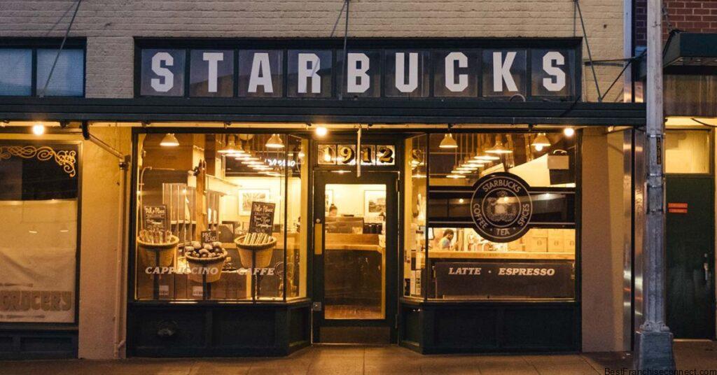 Starbucks franchise outlet image