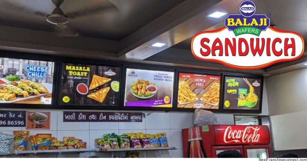 How Much Does Balaji Sandwich Franchise Cost?