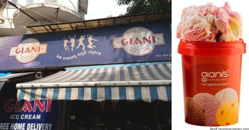Giani Ice Cream outlet and Ice cream image