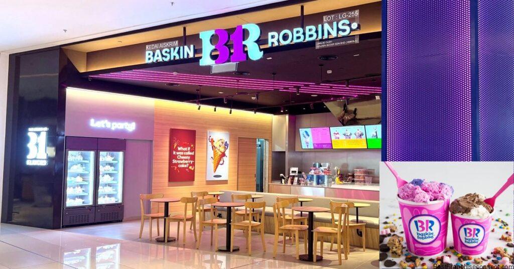 Baskin Robbins outlet and Ice cream image