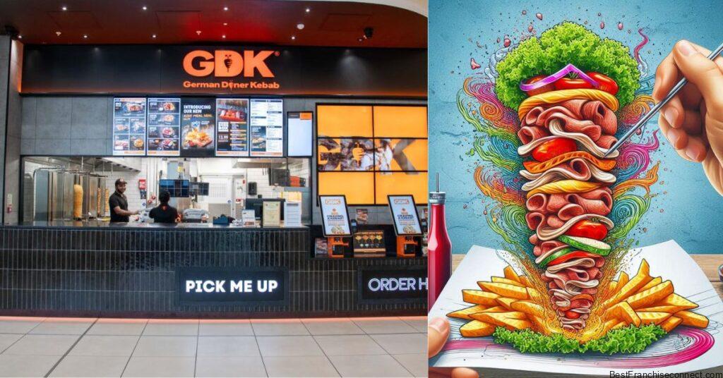 german doner Kebab Restaurant and Food Image
