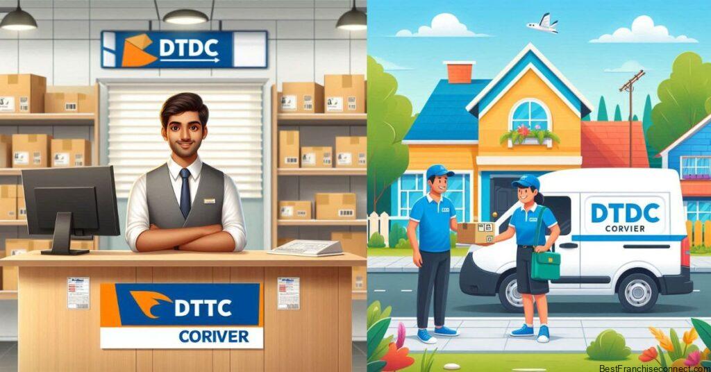 DTDC Delivery Office, delivery vechile image
