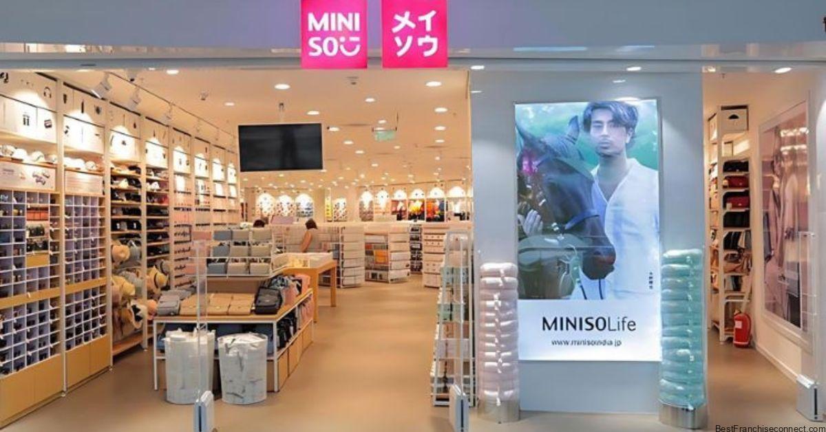 Miniso outlet image in shopping mall